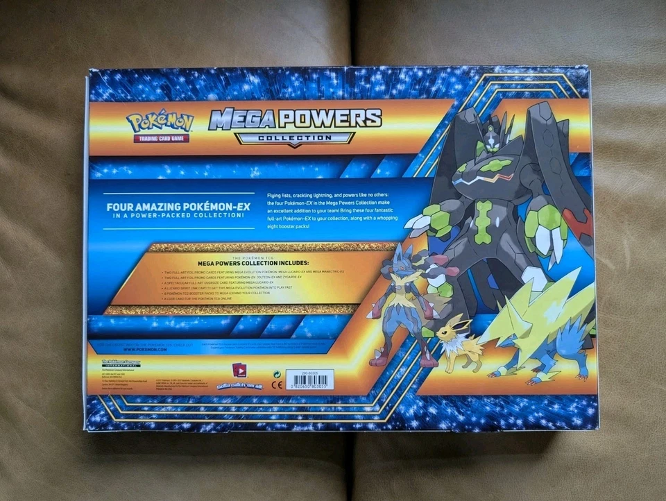 Pokemon TCG Mega Powers Collection Box SEALED - Mega LUCARIO - Image 2 of 4