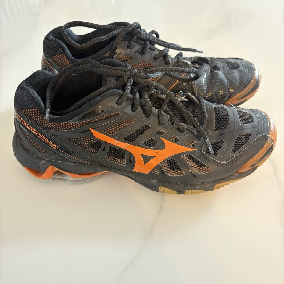 Mizuno Wave Lightning RX2 Volleyball Shoes Women’s Size 8 Black And ...