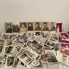 WW1 ,WW2  Job lot of vintage black & white photographs -Family & Military 150+
