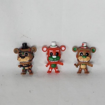 Funko Pocket Pop! FNAF Freddy 3 Set Red, Advent Calendar & Holiday Lights No Box