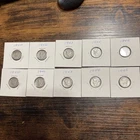 Mercury Dimes Lot of 10 Circulated Various Years/Mints 90% Silver (My Ref#26)