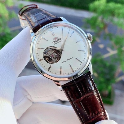 Orient Bambino Open Heart RA-AG0002S White Dial 40.5mm New Full Set Men's Watch