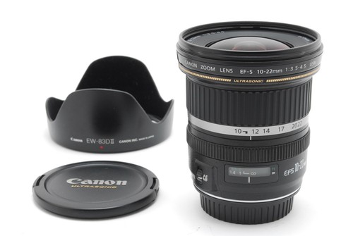 [MINT w/Hood] Canon EF-S 10-22mm f/3.5-4.5 USM Ultra Wide Angle Lens From JAPAN