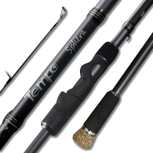 Tempo Sphera Fishing Rod, Ultra Light 7'0"-Medium Heavy-Fast-1 Pcs, Black