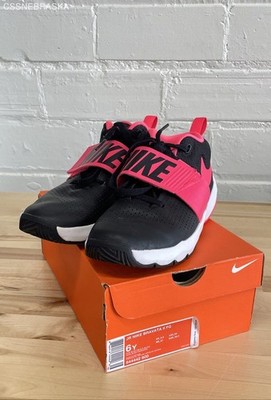 Nike Black/Pink TEAM HUSTLE Women's - Size 6Y