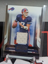 2006 Donruss Gridiron Gear #/150 J.P. Losman Game Worn Jersey - Bills 