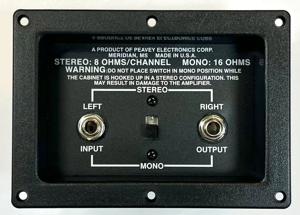 Peavey ST/MONO Input Cup - Factory Replacement For Some Peavey 412 and 212 Cabs