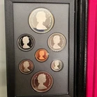 1987 Canadian Proof Set with 50% silver dollar in Box w/ original box and COA
