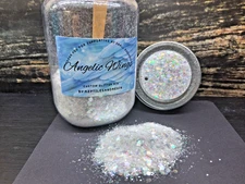 Angelic wings sparkling Glitter Mix (2oz) by ReptilesAndResin glitter