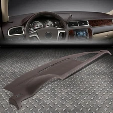 FOR 07-14 TAHOE SUBURBAN GMC YUKON DASH BOARD CAP DASHBOARD COVER OVERLAY BROWN