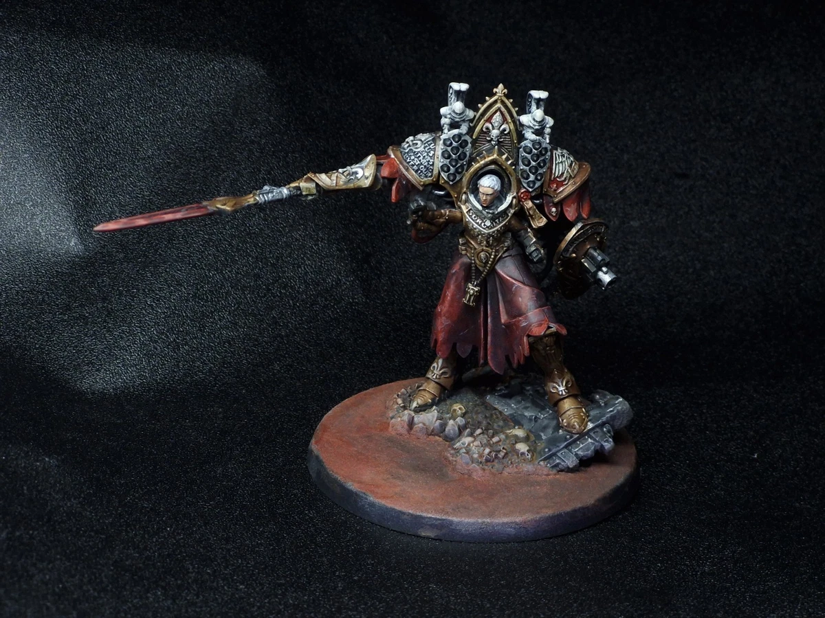 Figurine Warhammer 40K - Chanoinesse Adepta Sororitas En Métal - OOP - Peinte Par Pro