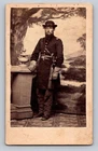 1860's Well Dressed Civil War Soldier CDV Photograph - Ohio