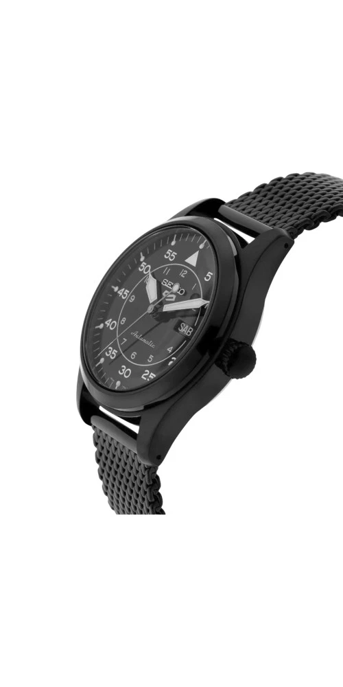Seiko 5 Sports Field Automatik Schwarz Edelstahl SRPH25K1