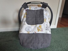 Winnie The Poohinsulated Fitted Wpeekaboo Opening Handmade Car Seat Canopy