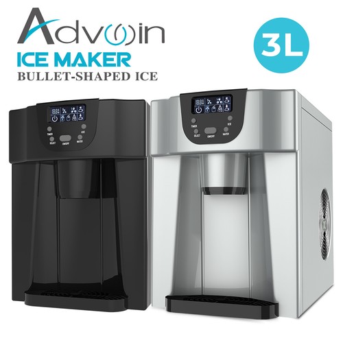 Advwin 3L Ice Maker 2 in 1 Commercial Ice Machine with Water Dispenser