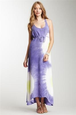c&c california maxi dress C&C California Gingham Maxi Dress Womens Size 8 Blue & White Cottagecore
