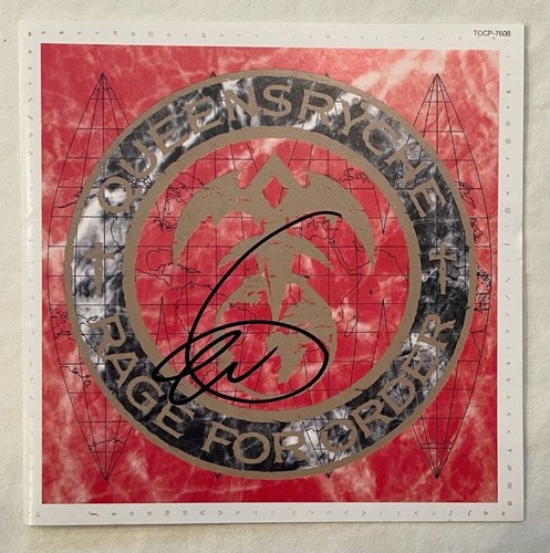 Queensryche - Rage For Order (Japan CD w/OBI) TOCP-7608 Signed by Geoff Tate - Picture 6 of 6
