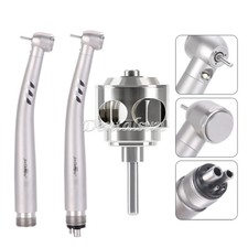 Dental LED Standard 3 Water Spray 2/4 Holes High Speed Push Button Handpiece