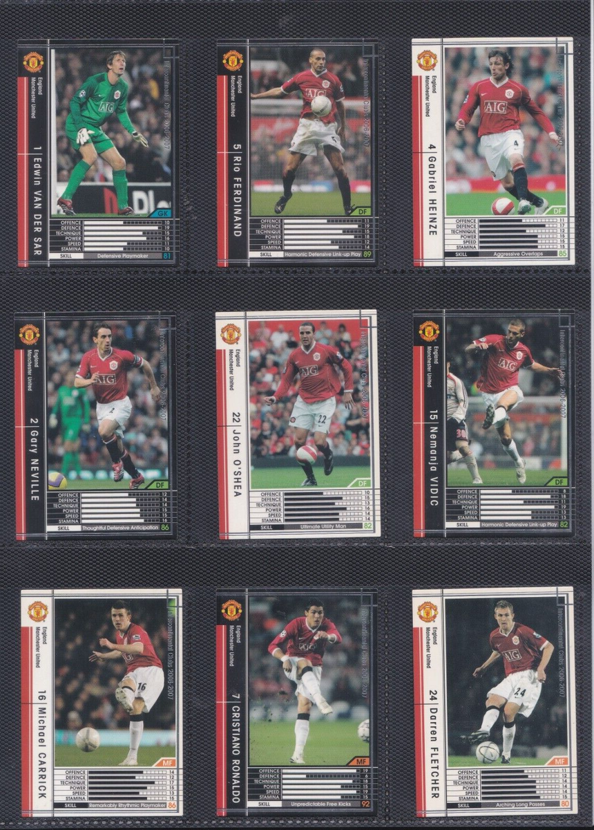 2006-07 WCCF MANCHESTER UNITED SET NO129-144 / CRISTIANO RONALDO