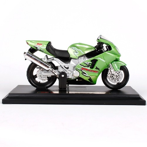 Maisto 1:18 KAWASAKI Ninja ZX 12R Alloy Motorcycle Bike Model Toy Collectiongift - Picture 2 of 4