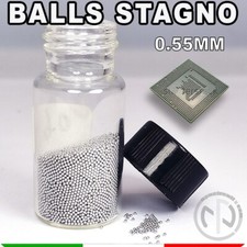Pallini Di Stagno Solder Balls 0,55mm Palline 25000pcs SnPb Reballing BGA flux