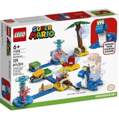 LEGO 71398 Super Mario - Dorrie's Seaside Expansion Set - New Sealed
