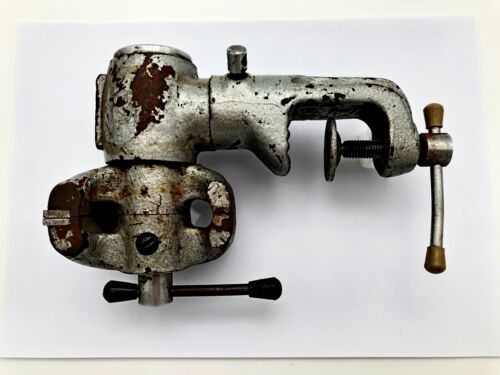 Desk Vise Rotary Soviet Vintage Tabletop Jewelry Tool Watchmaker Device USSR - Picture 2 of 12
