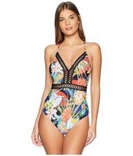 Lucky Brand Malibu Canyon One-piece Swimsuit Sz. Medium Multicolor 140551
