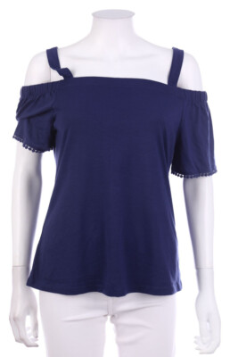 Essentials by Tchibo Carmen-Bluse S dunkelblau