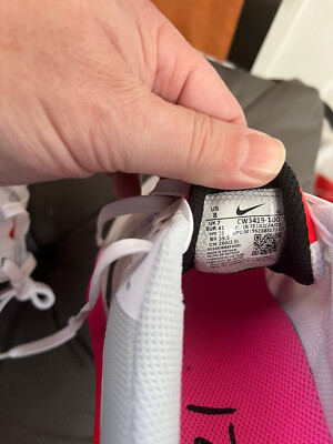 Nike Air Zoom Pegasus 38 White Pink Running Sneakers DJ5397  display picture 1
