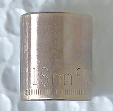 Craftsman Tools Usa Gi43579 38 Drive 18mm. Socket Shallow 6 Point.