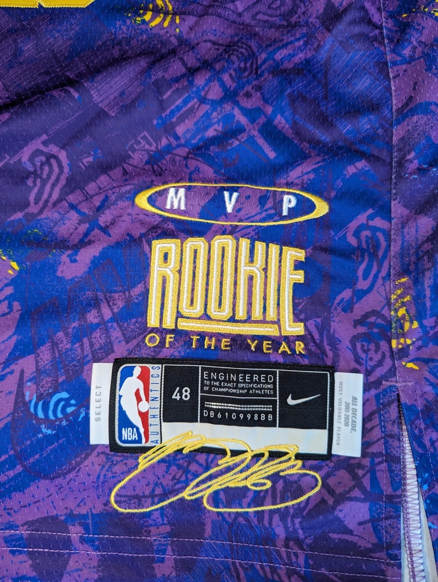Nike Lebron James Lakers Jersey King MVP Rookie of Year