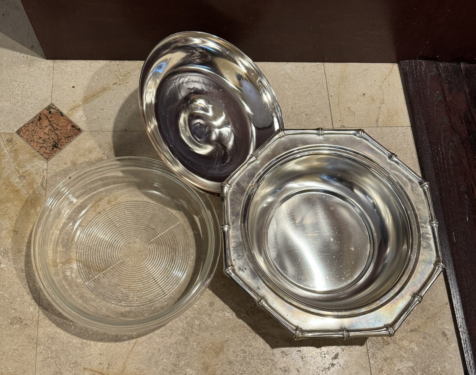 Versilbert Anlaufgeschutzt Tarnish Resistant Silverplated Serving Bowl With Lid