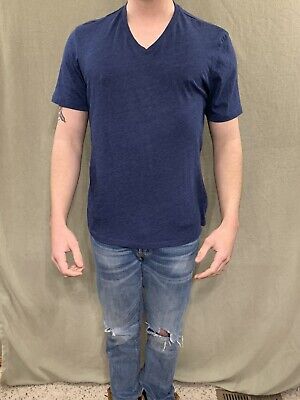Banana Republic Men's Short Sleeve V Neck Tee Vee Premium-Wash T-Shirt S M L XL Banana Republic Men's Short Sleeve V Neck Tee Vee Premium-Wash T-Shirt S M L XL