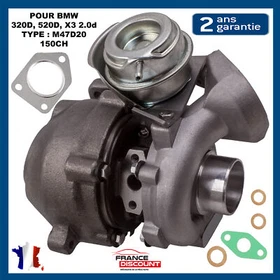 Turbolader Neu für BMW Serie 5 E60 E61 520 520D 150CV 150 Ch Cv
