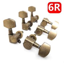 Guitar Tuners 6R Vintage Style Guitar Tuning Pegs Machine Heads Brass