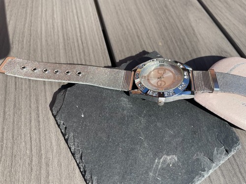 DQG Chronograph Fashion Ladies Watches Women Girls Crystals Bling Watch UK - Picture 7 of 17