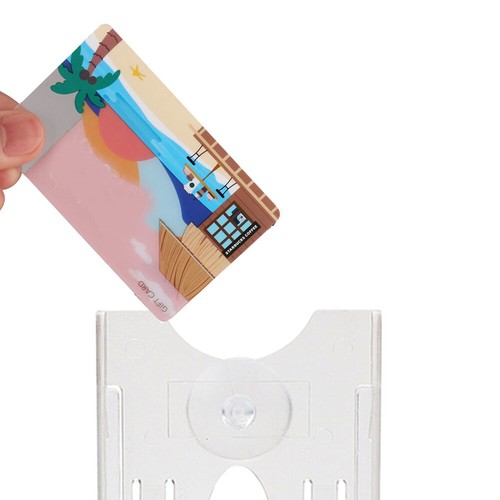 2pcs Transparent Card Holder For Vehicle Car Windshield Card Holder Accessories - Picture 9 of 12