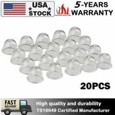 20PCS Clear Gas Primer Bulbs for Walbro Poulan Craftsman Carburetors 188-12 NEW