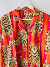 Indian 100 Cotton Tiger Print PJ Set Bridesmaid Pajama Set Women Nightwear Suit