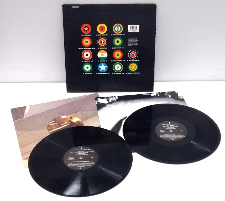 Ben Harper - Fight For Your Mind 2LP 2009 EU ORIG Lenny Kravitz John Mayer Blues - Image 2 of 4