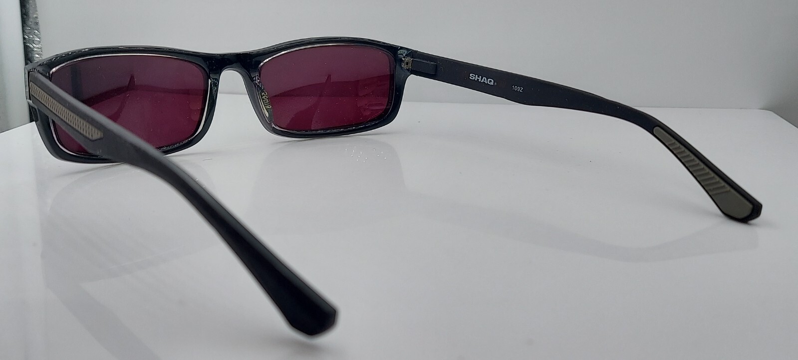 Shaq 0616 Black Rectangular Sunglasses FRAMES ONLY - image 3