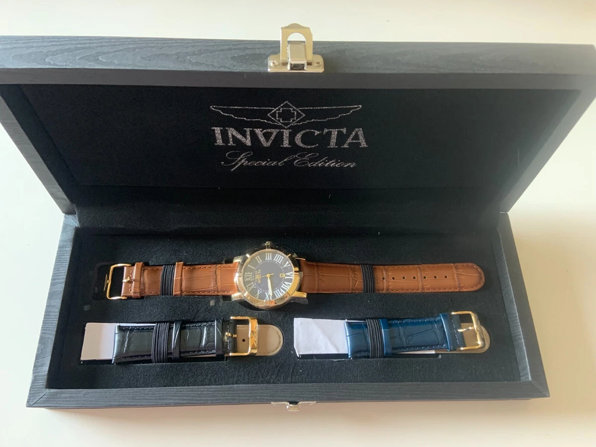 NEW Invicta 32513 Special Edition Men s Fashion Watch Set Interchangeable Bands