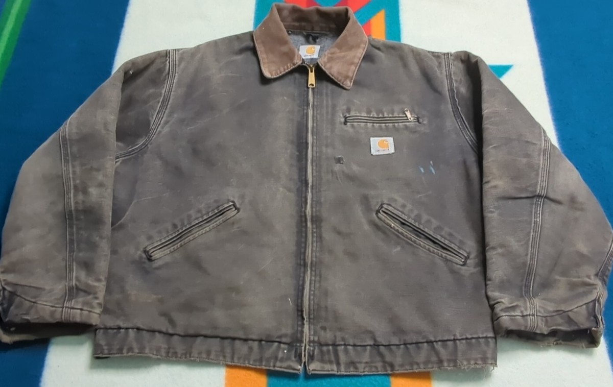Vintage Carhartt Blanket Lined J01 Detroit Jacket USA Vintage Carhartt Blanket Lined J01 Detroit Jacket USA