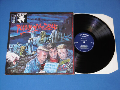The Krewmen LP Plague Of The Dead original 1988 Psychobilly Meteors Demented
