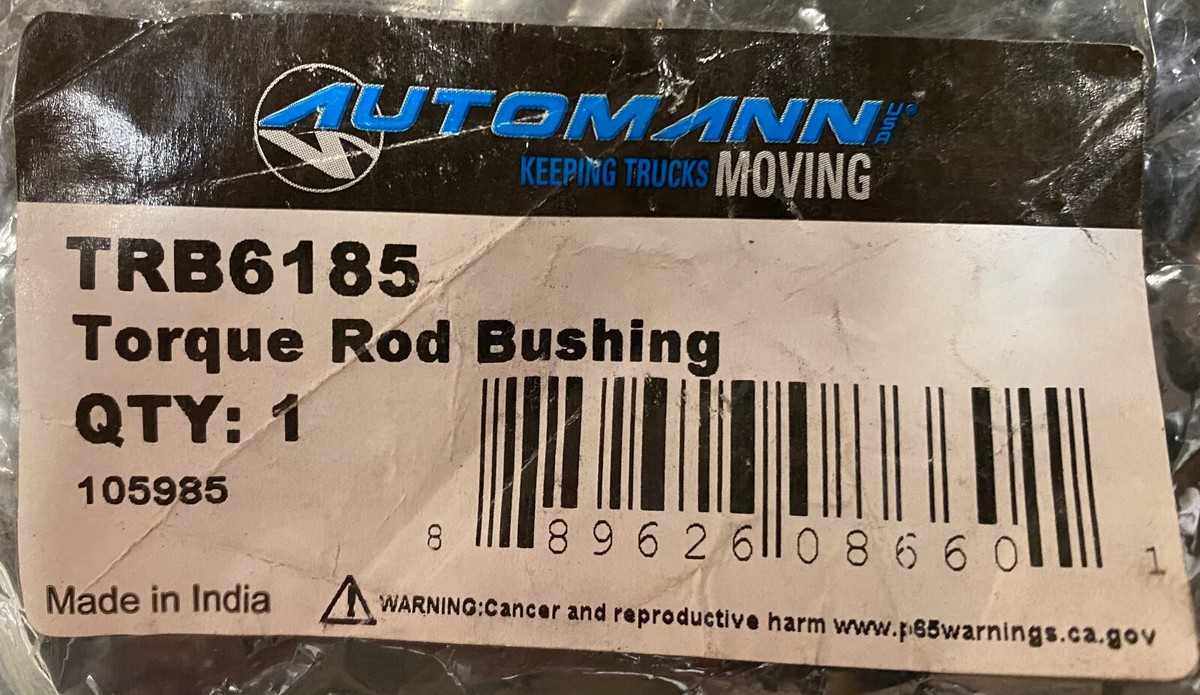 Automann Trb6185 Hendrickson Torque Rod Bushing for sale