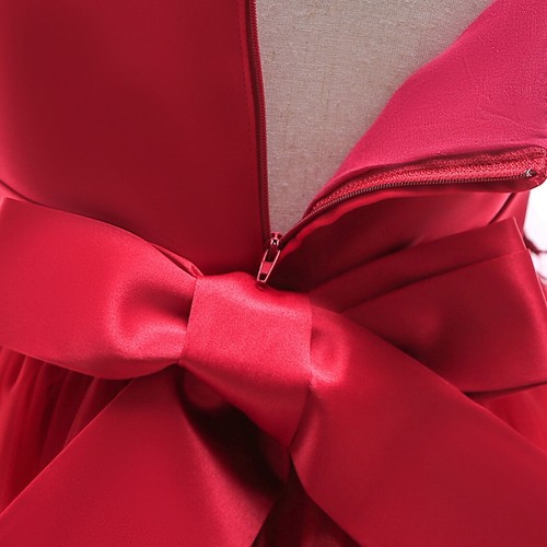 Vestito Damigella Cerimonia Bambina Girl Party Bridesmaid Dress CDR112 RSS - VM - Picture 7 of 8