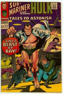 TALES TO ASTONISH #84 6.0 // SILVER AGE SUB-MARINER + HULK STORY 1966