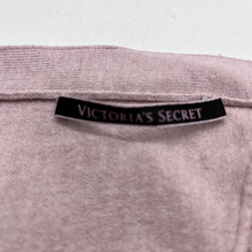 Suéter Top Victoria Secret (Talla S) Nudo Torcido Manga Larga Rubor Rosa Para Mujer’s Foto 3 de 4