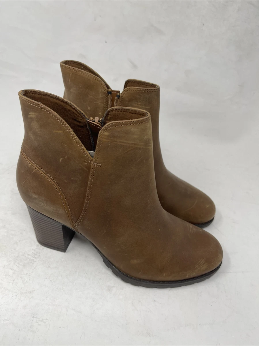 Tidligere tyveri Sukkerrør Clarks Verona Trish Fashion Boot, Dark Tan Leather, Womens 10m (c5) | eBay